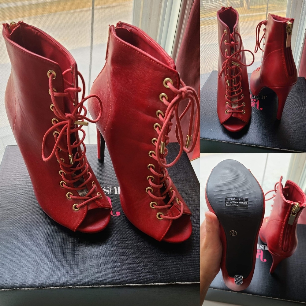 Open toe Red